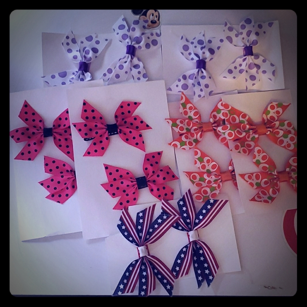 Handmade hair clips